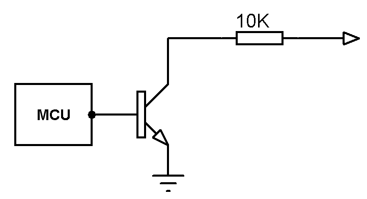 Схема канала в режиме «минус (1мА)»